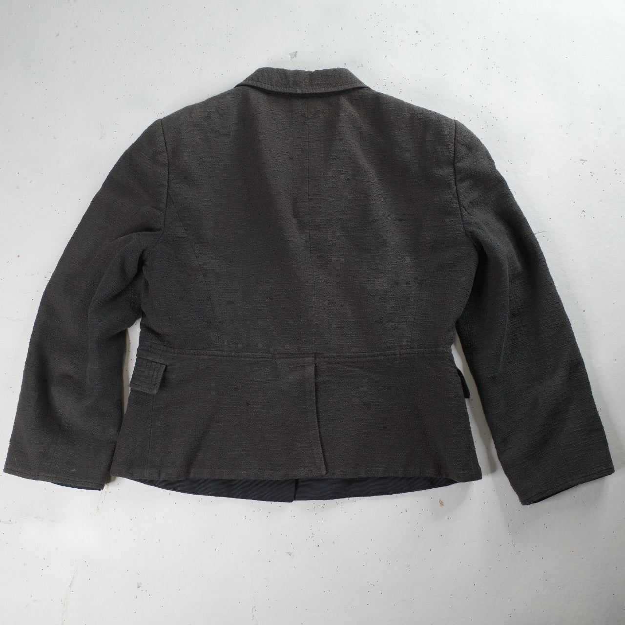Armani Collezioni Size 46 Charcoal Women’s Coat Jacket Suit
