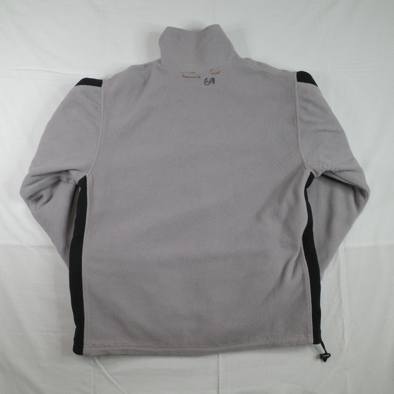 Fila Reversible Fleece Nylon Grey Faded Pink Jacket Mens Medium