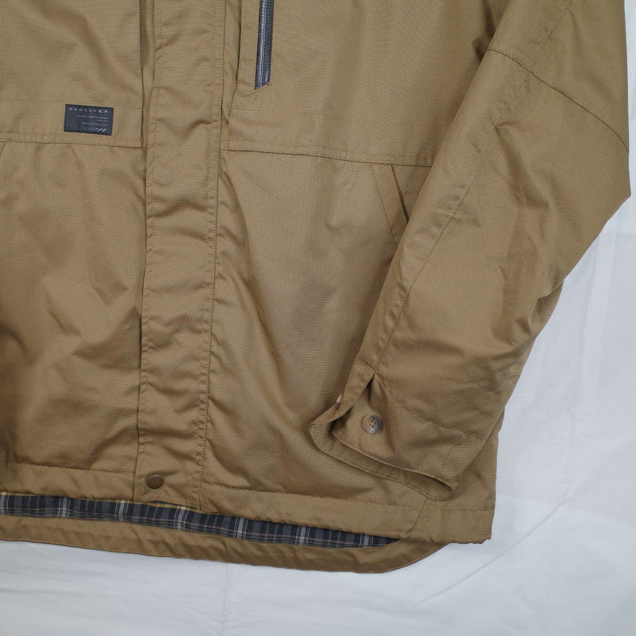 Oakley 2014 Spoiler Insulated Hooded Parka Jacket Mustard Men's L Needs Light Work