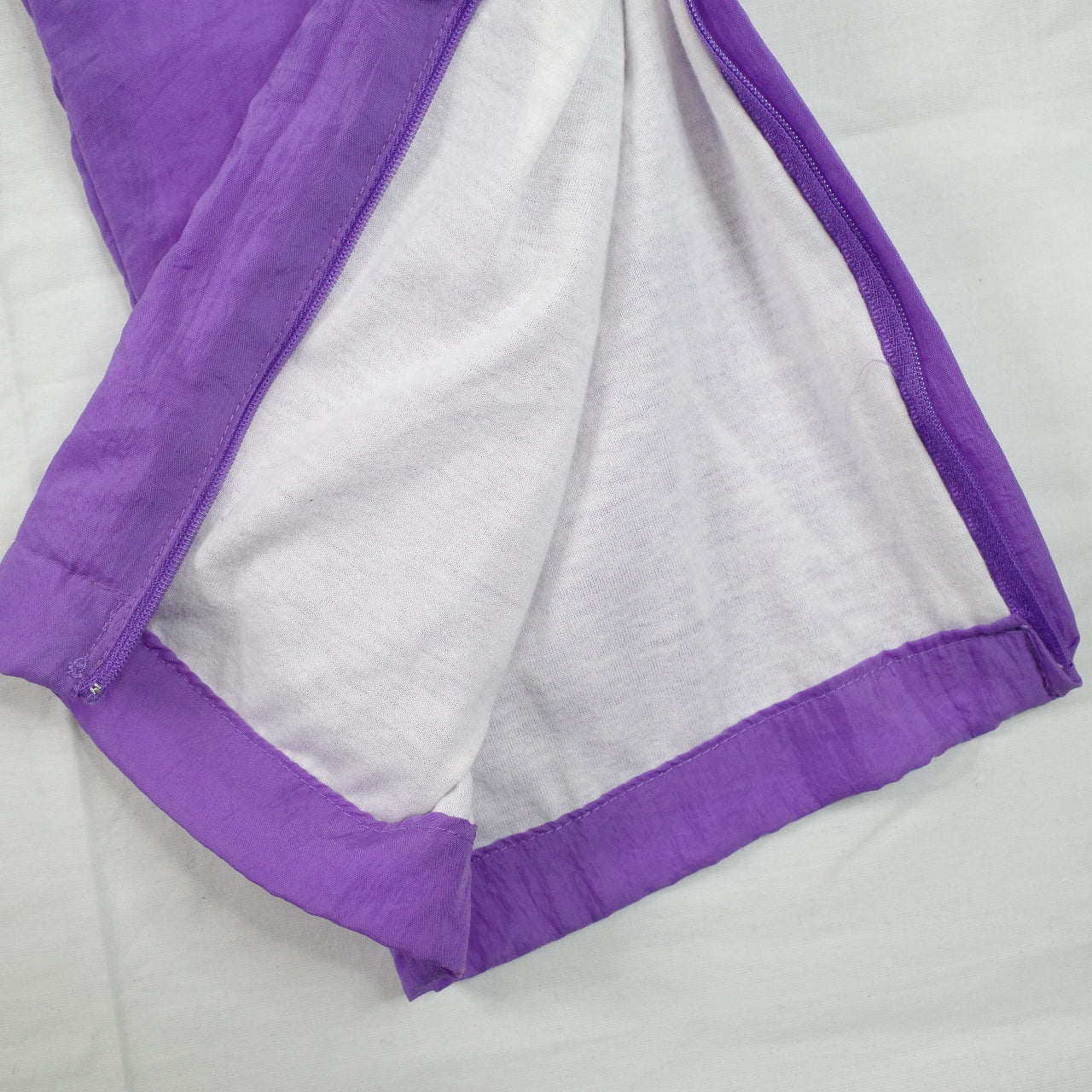 Vintage Reebok Black Purple Track Set Zip Jacket Pants Mens Medium