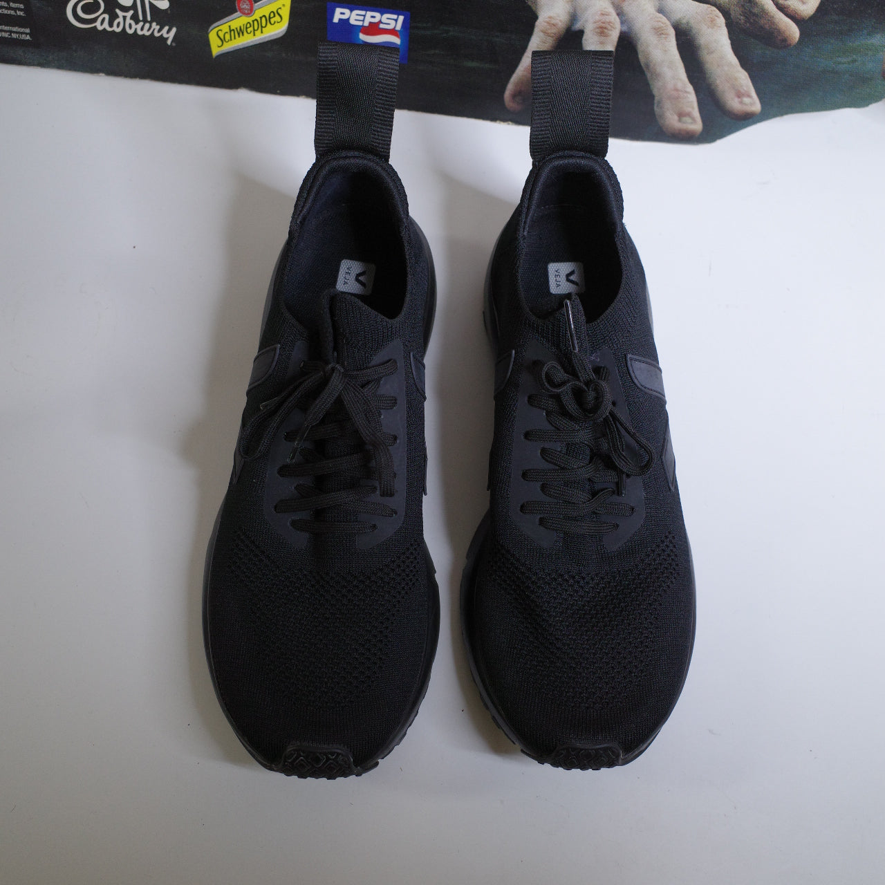 VEJA Rick Owens Knit Black Sneakers Men US 10 EU 43
