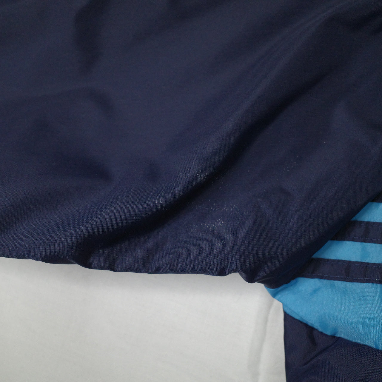Vintage Adidas 90's New Zealand Made Two Tone Blue Lined Track Set Jacket Pants Mens Medium