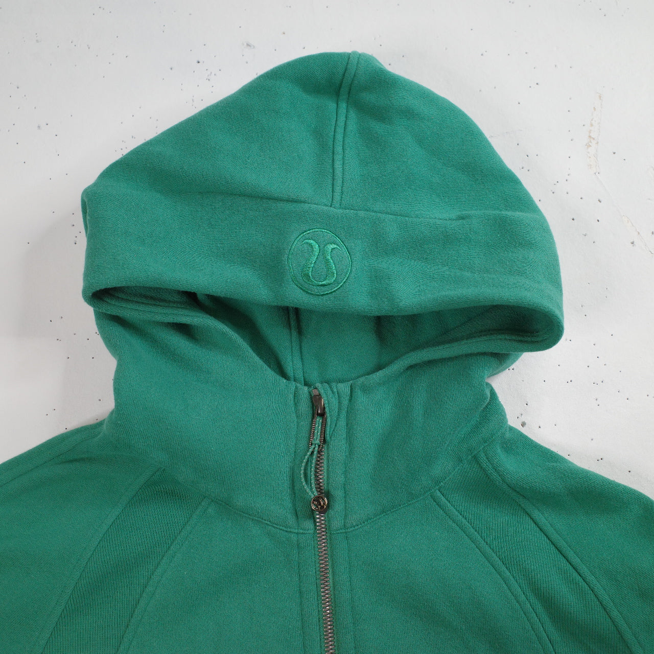 Lululemon Scuba Oversized Full-Zip Hoodie Raceway Green Womens Medium~