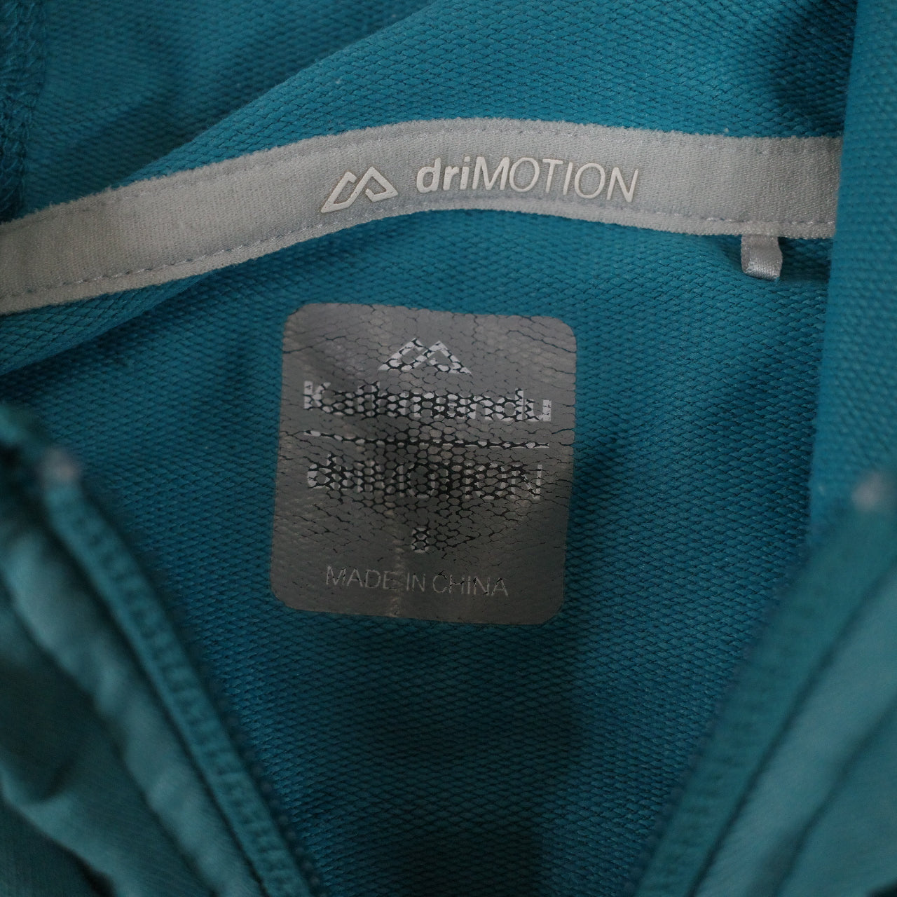 Kathmandu DriMotion Jacket Blue Hooded Green Womens Small