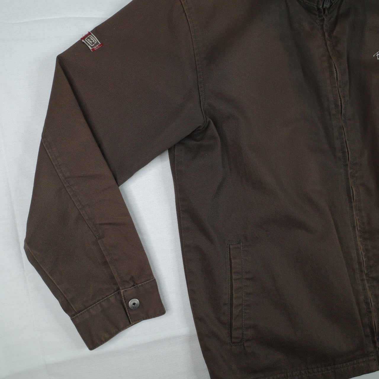 Billabong 2000's Brown Script Bomber Jacket Women's 18