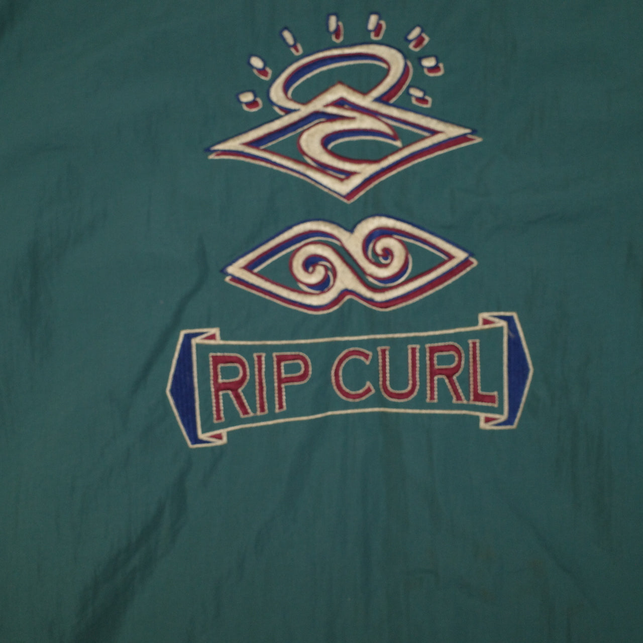 Vintage Ripcurl Green Navy 'The Search' Reversible Jacket 90's Size L Zip Up Jacket Mens Large