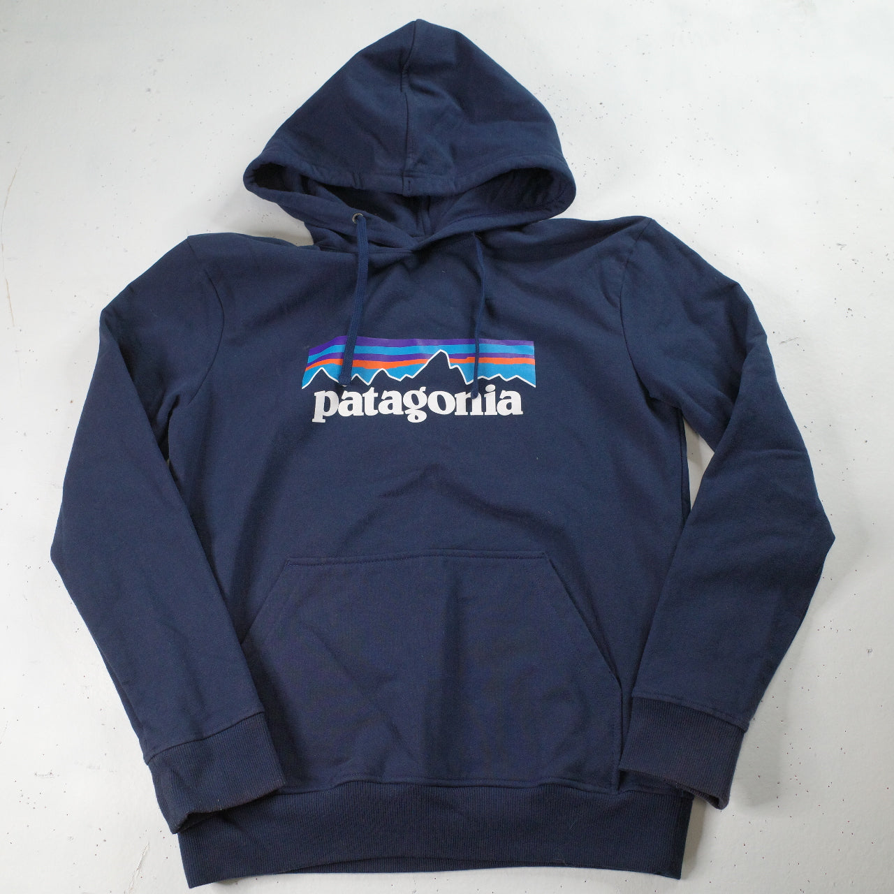 Patagonia Pullover Men's Hoodie P-6 Logo Uprisal Hoodie Black Mens Small