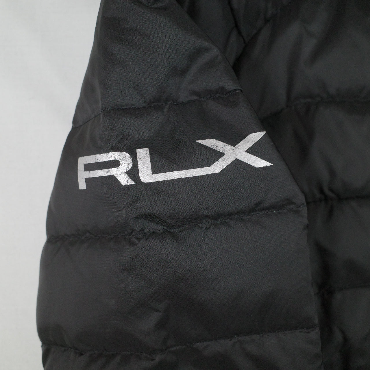 RLX Ralph Lauren Down Puffer Jacket Small Slim Fit Men Lightweight Black
