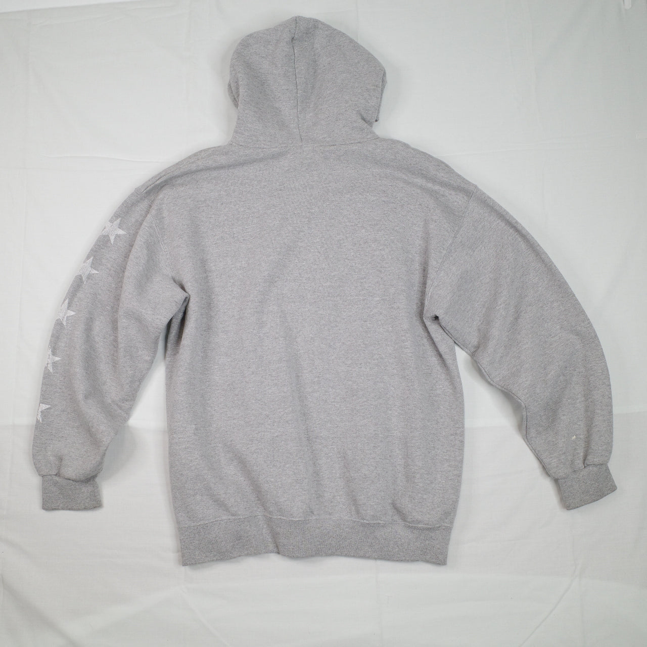 Vintage Walt Disney World An American Tradition Flag Grey Hoodie Mens XL