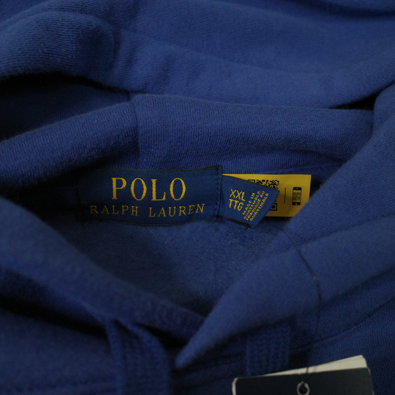 Polo Ralph Lauren Preppy Bear Polo Bear Pullover Hoodie Hooded Sweatshirt Blue Mens XXL