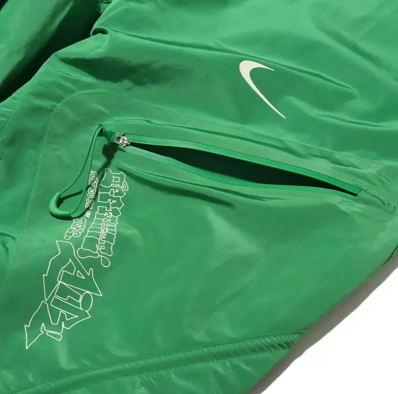 Nike x Off White Track Pants - DV4393-389 - Size: Small - Kelly Green - NWT