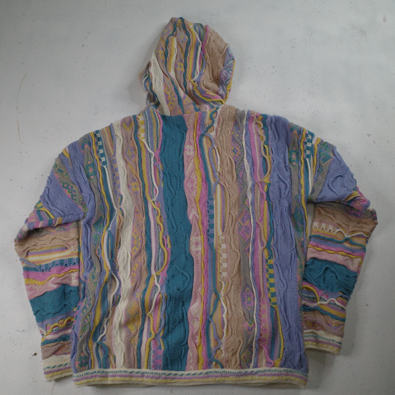 Aklanda Coogi Style Australia Made Sweater Full Zip Mens XL