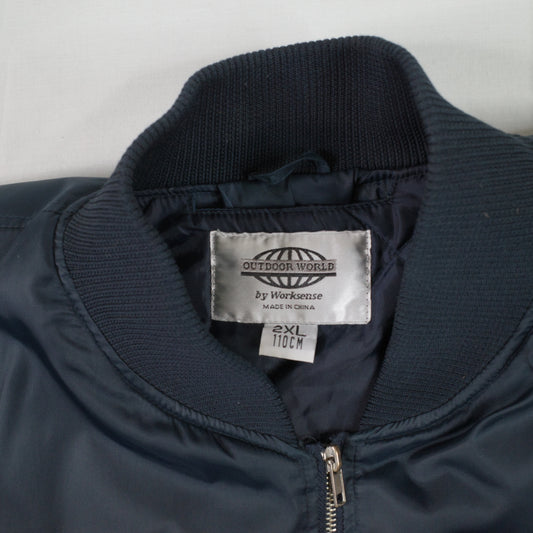 Worksense Navy Bomber Jacket Mens XXL