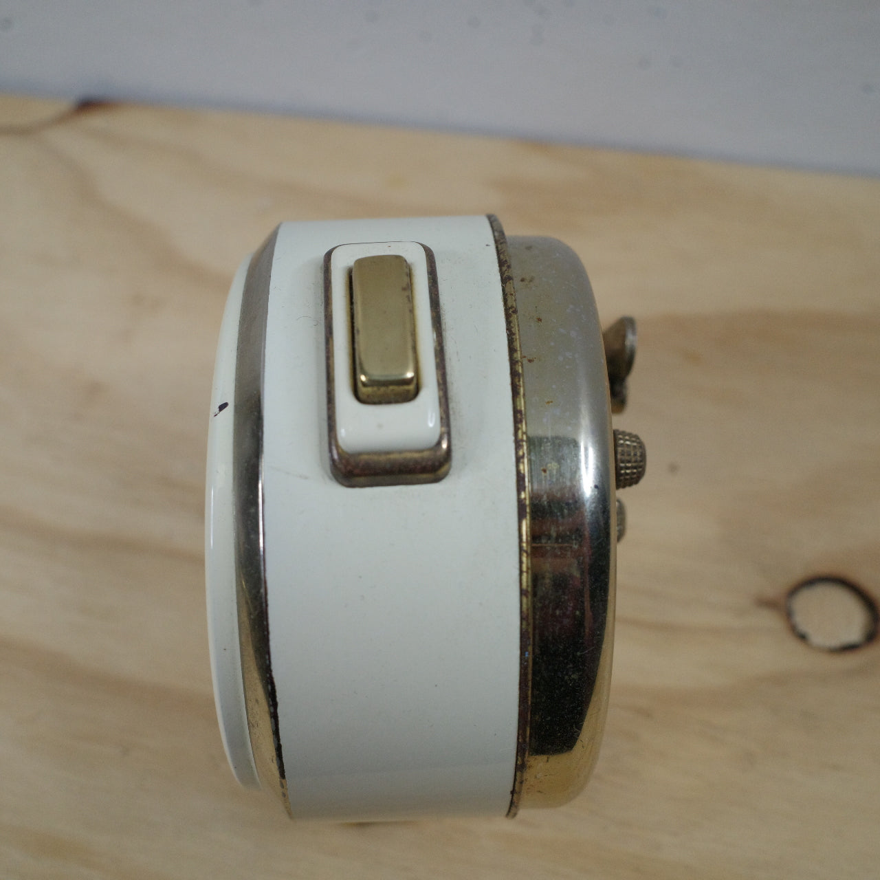 Vintage Junghans Trivox Silentic Silent-Tic Desk Alarm Clock German Made for parts