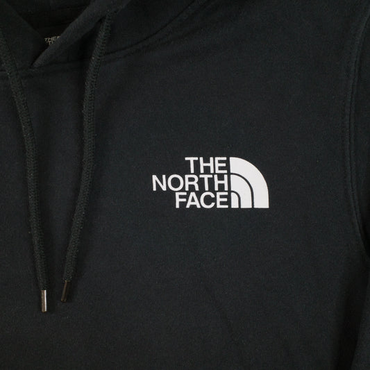 The North Face Graphic Never Stop Exploring Spell Out Black Men’s Small Hoodie