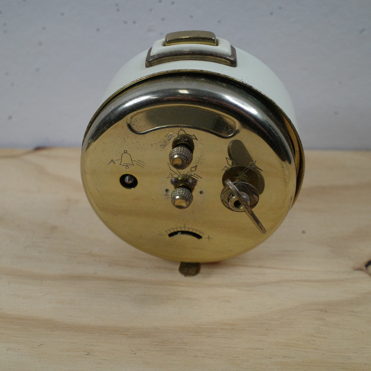 Vintage Junghans Trivox Silentic Silent-Tic Desk Alarm Clock German Made for parts