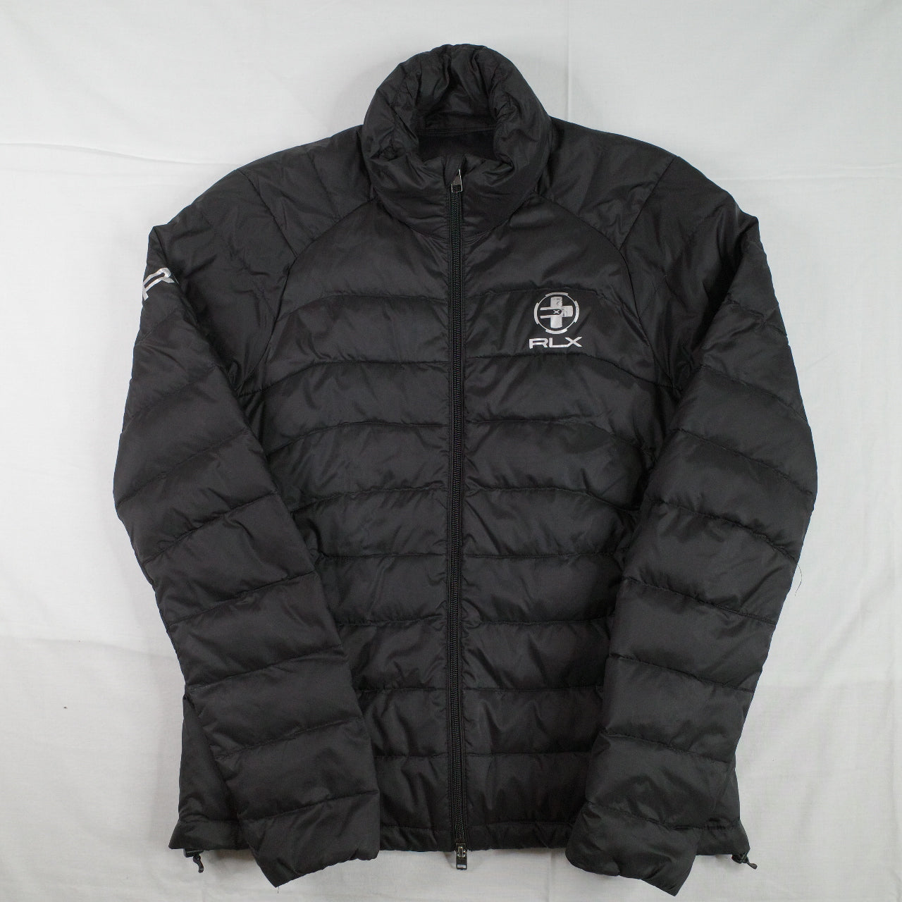 RLX Ralph Lauren Down Puffer Jacket Small Slim Fit Men Lightweight Black