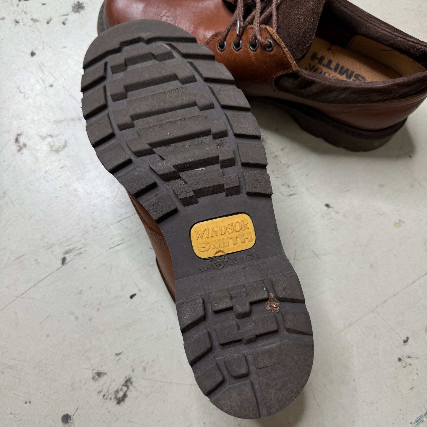 Windsor Smith European Collection Brown Low Cut Leather Brown Shoe Mens US11.5