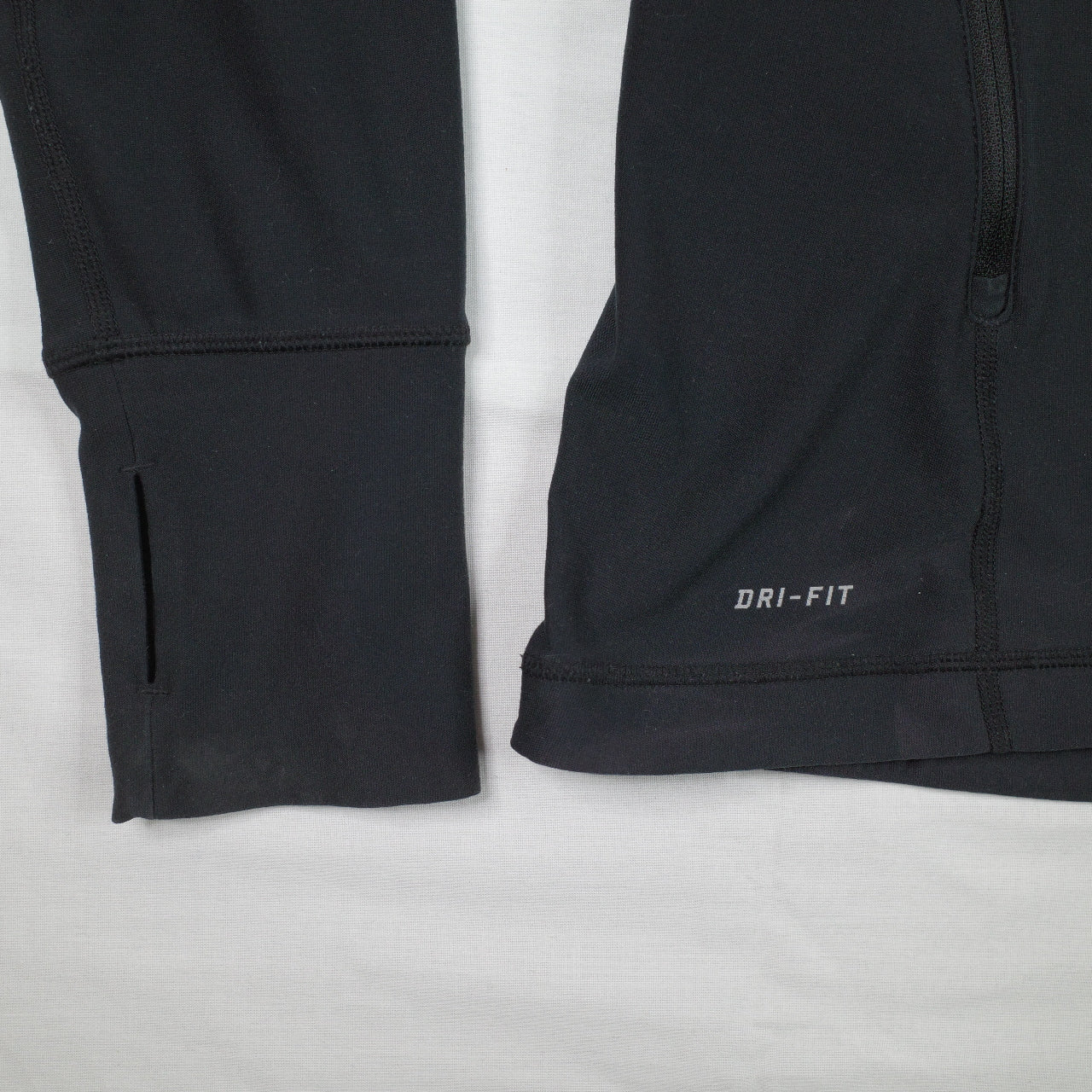 Nike Dri Fit Zip Track Jacket Black Womens XL