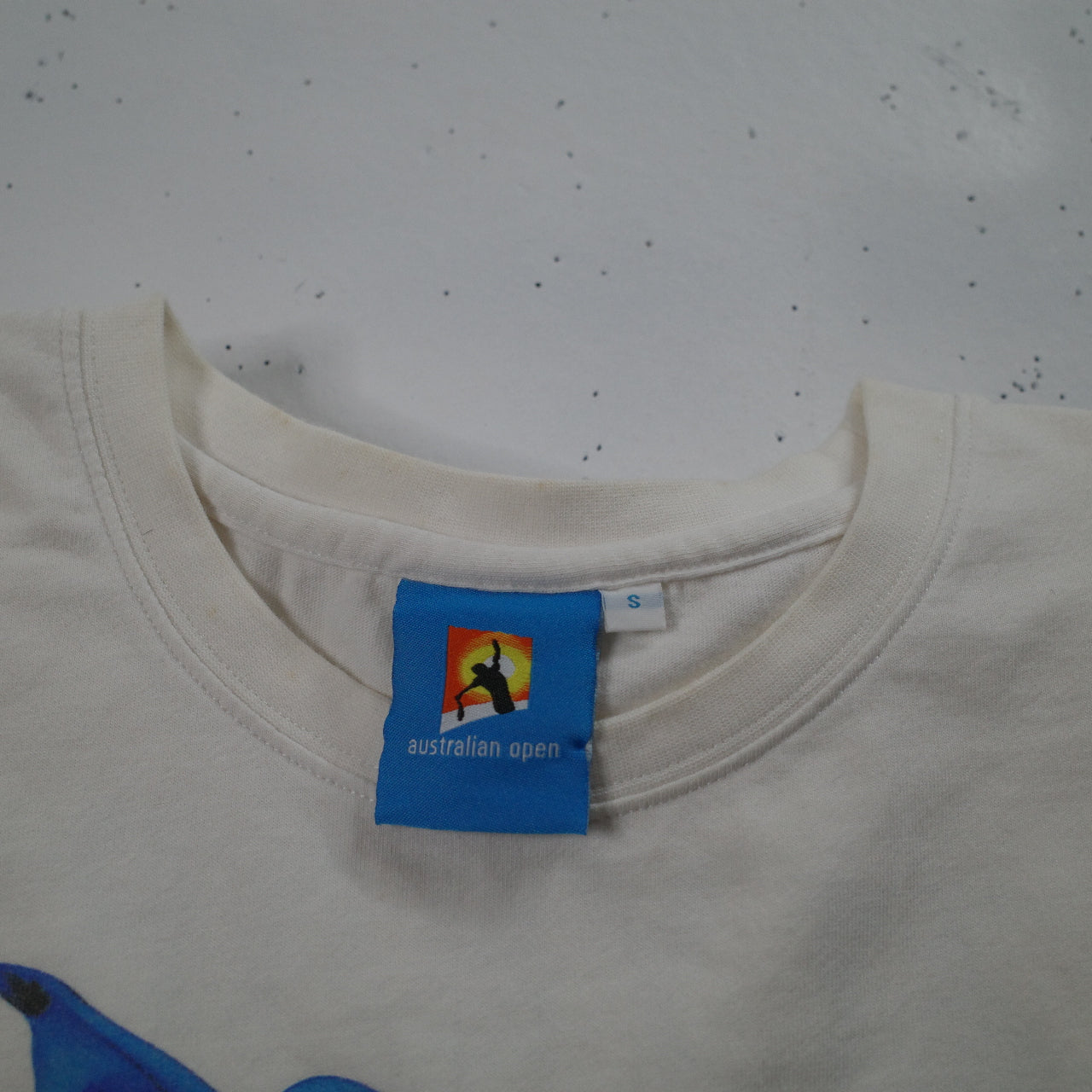 Australian Open 2010 21 Years Winner Back Print T-Shirt White Mens Small