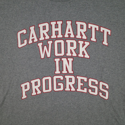 Carhartt WIP Work In Process Grey Division T Shirt Mens M