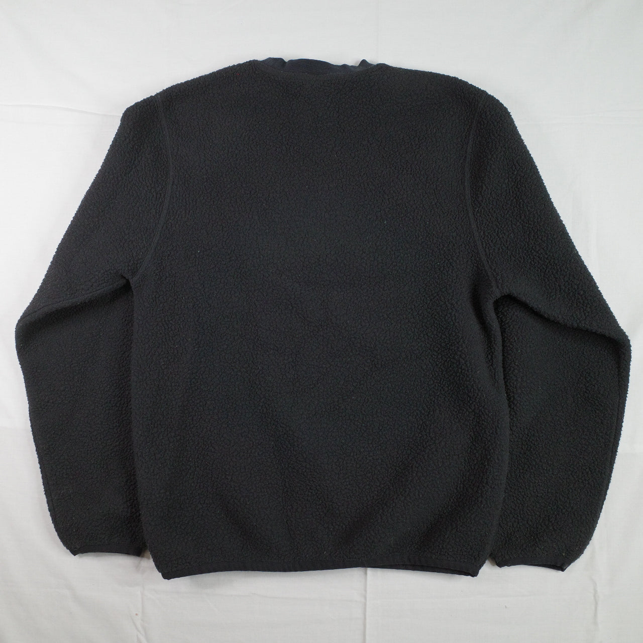 Nike Sportswear Essential Black Sherpa Fleece Sweatshirt Crewneck Mens Size XS