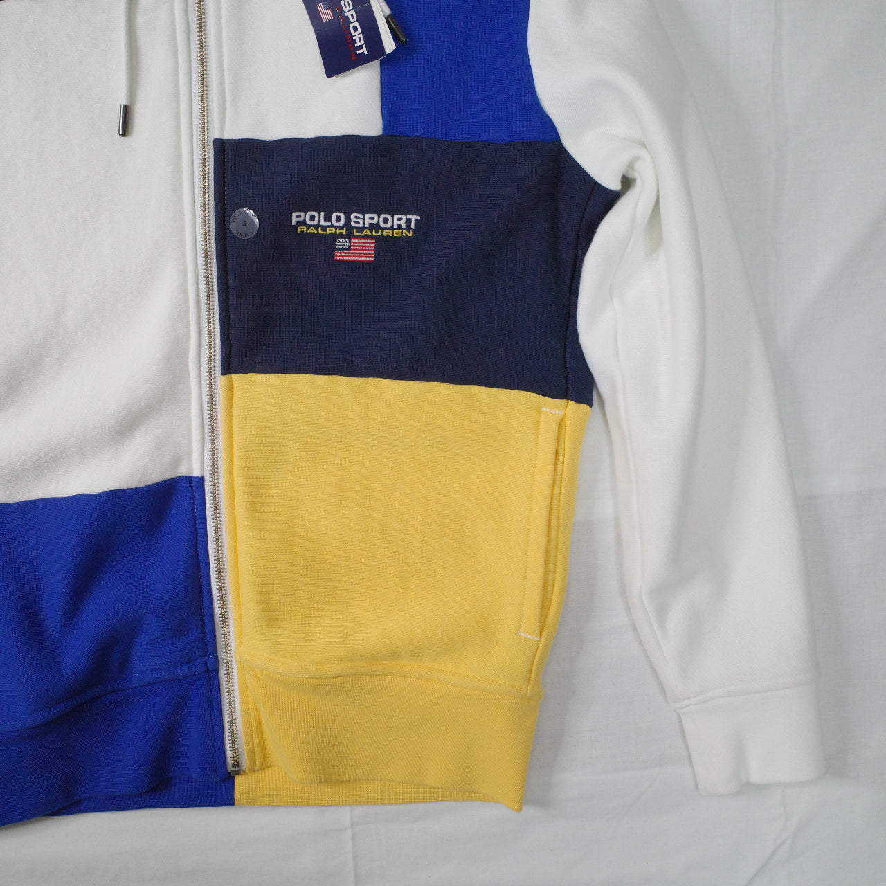 Polo Ralph Lauren Polo Sport Colour Block Zip Up Jacket Mens Small NWT