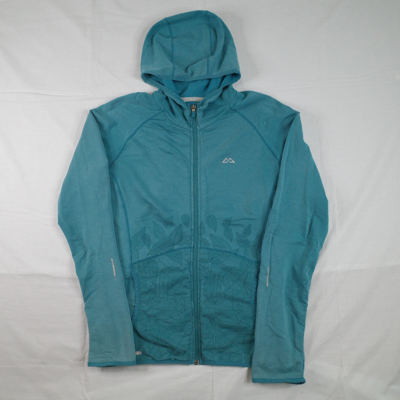 Kathmandu DriMotion Jacket Blue Hooded Green Womens Small