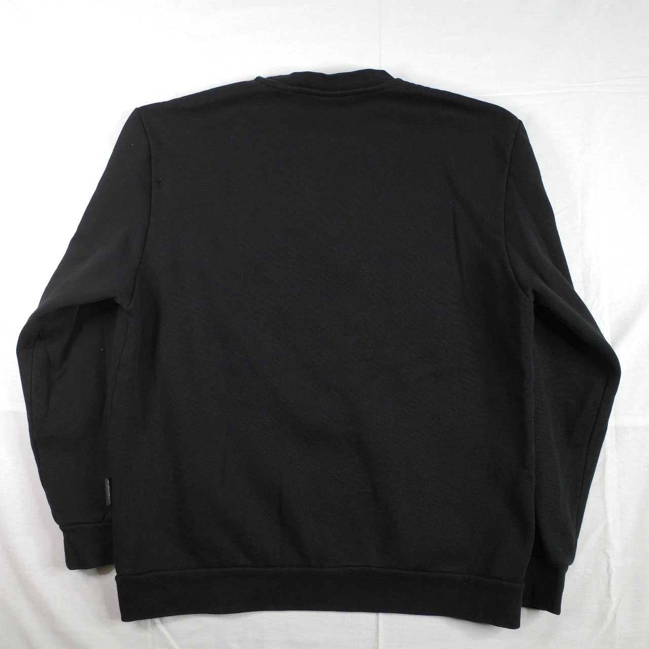 Hoodrich Black Large Crewneck Jumper Sweatshirt Chenille Embroidery Red Mens XL