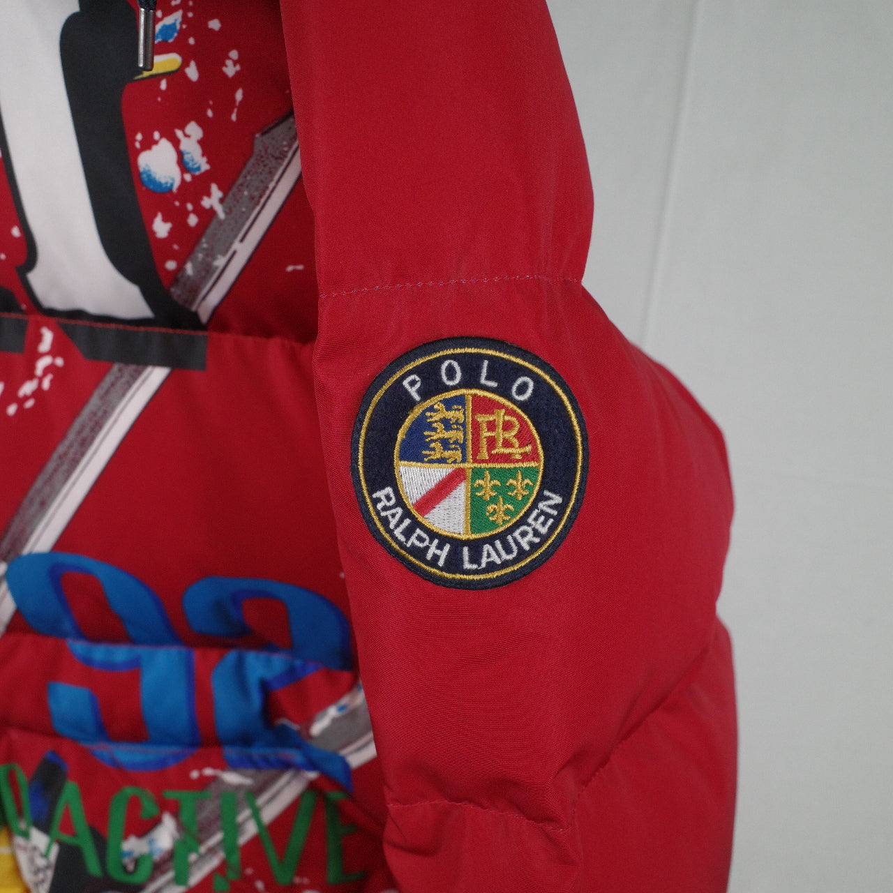 Polo Ralph Lauren Alpine Suicide Downhill Ski Down Puffer Jacket Mens Medium NWT RARE