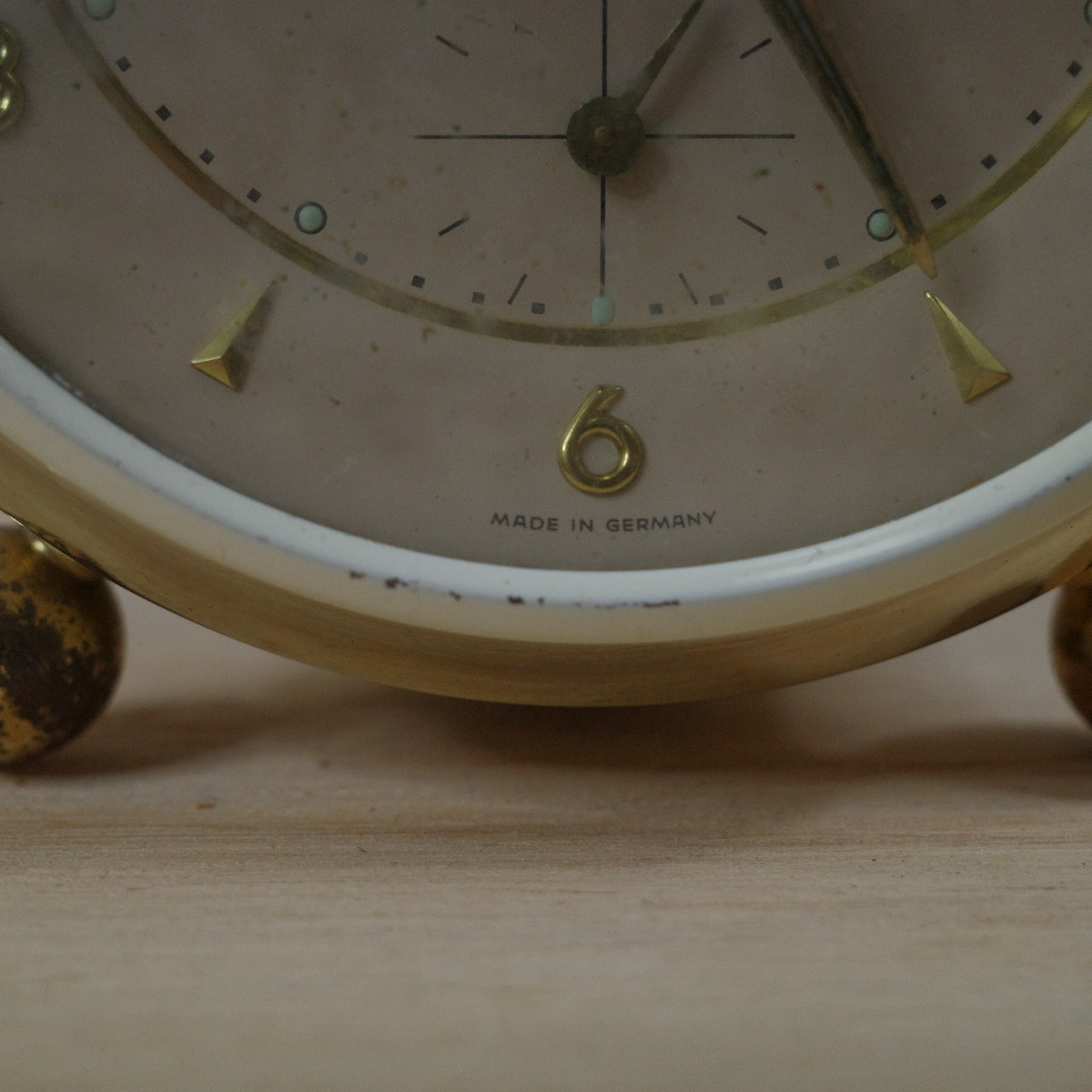 Vintage Junghans Trivox Silentic Silent-Tic Desk Alarm Clock German Made for parts