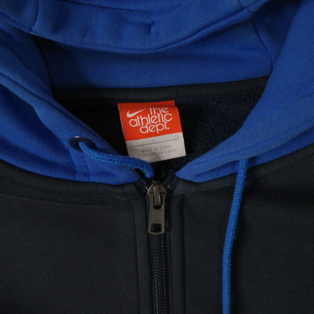 Vintage Nike Blue Zip Up Jacket Mens Large