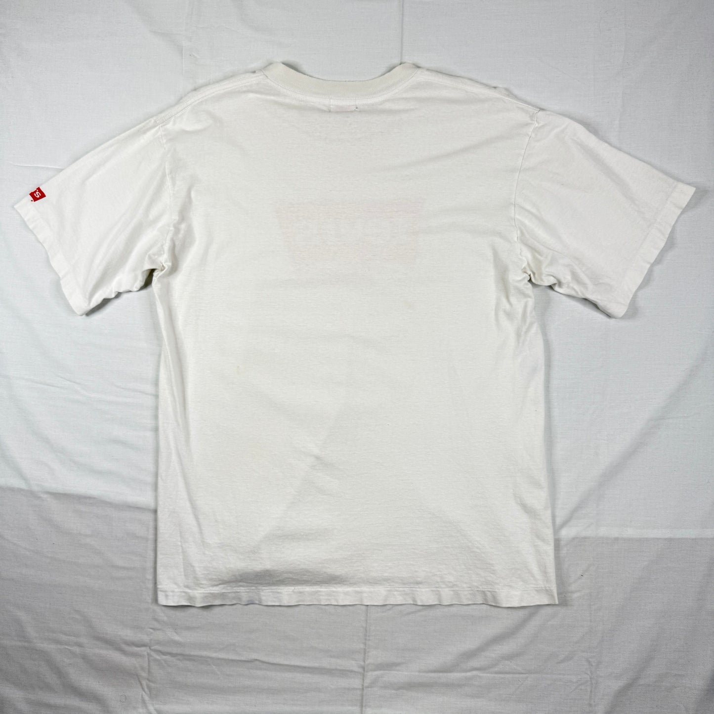 Vintage Levis Knitwear White T-Shirt Single Stitch Mens Large