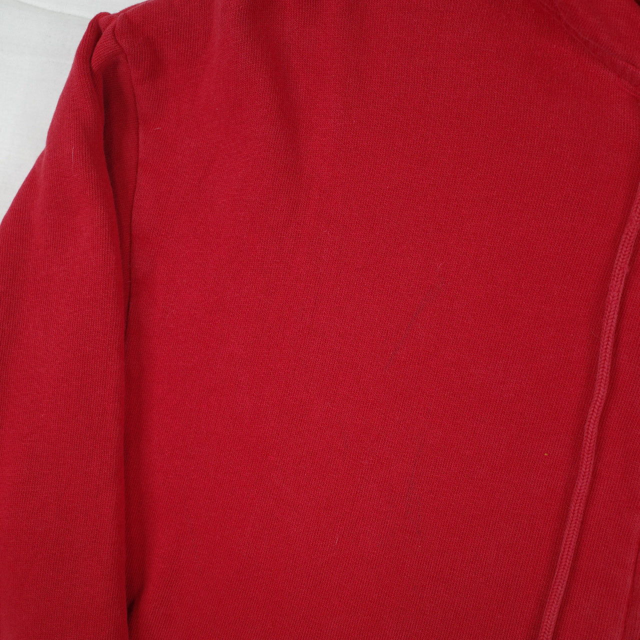 Dickies Red Hooded Jacket Mens Large