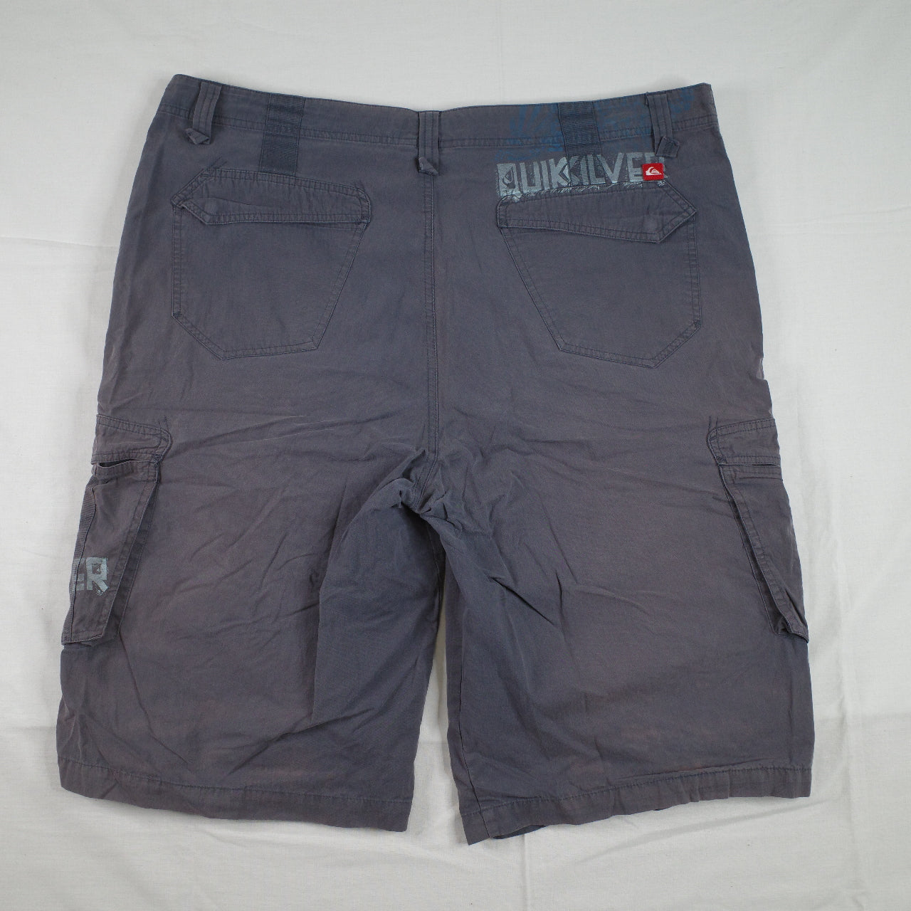 Vintage Quicksilver Boardshorts Navy Blue Cargo Pockets
