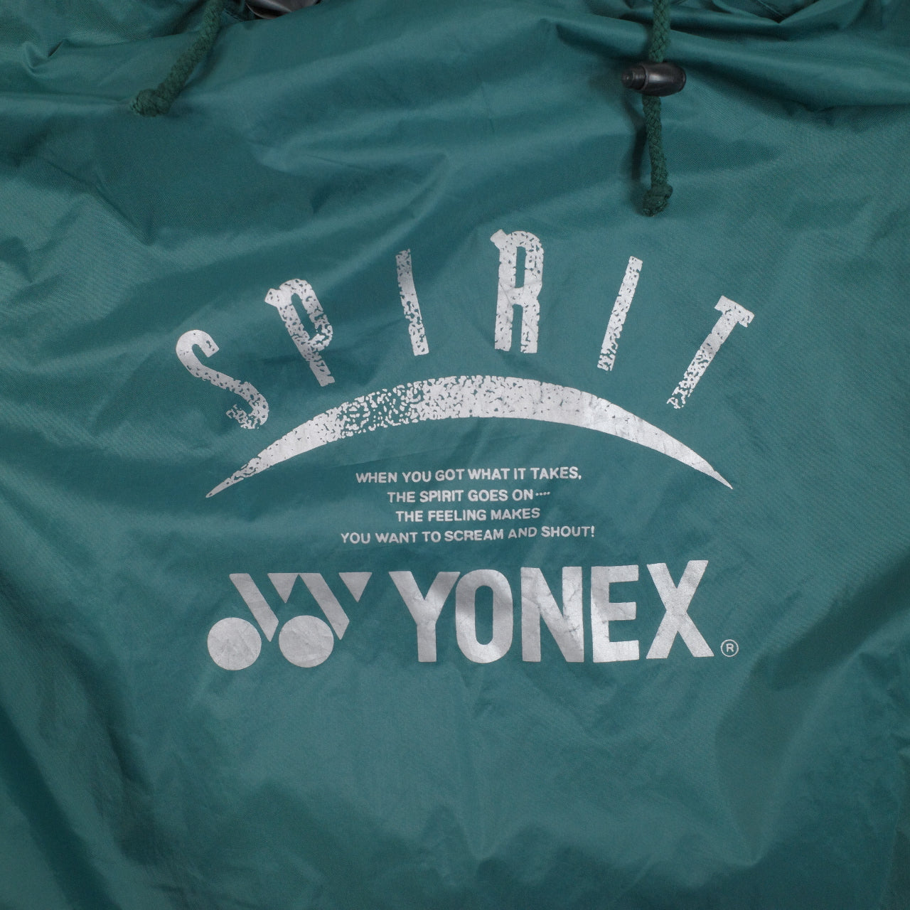 Vintage Yonex Spirit Coach Hooded Zip Up Button Jacket Mens Medium