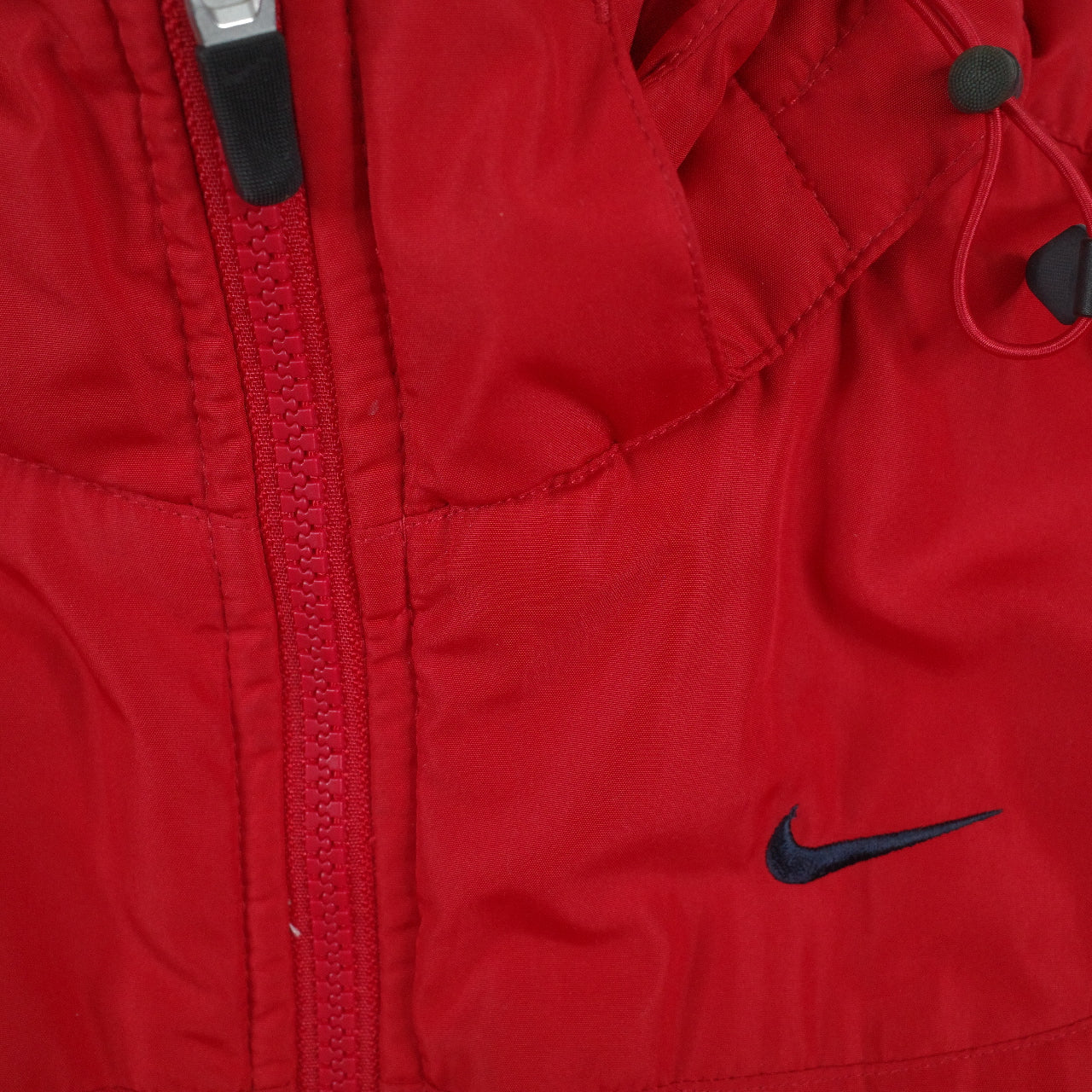 Vintage Nike Puffer Womens Small Red Detachable Hood
