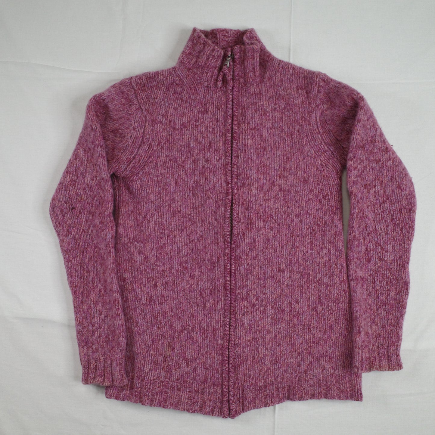 Country Road 100% Wool 1/4 Zip Knit Pink Womens Medium