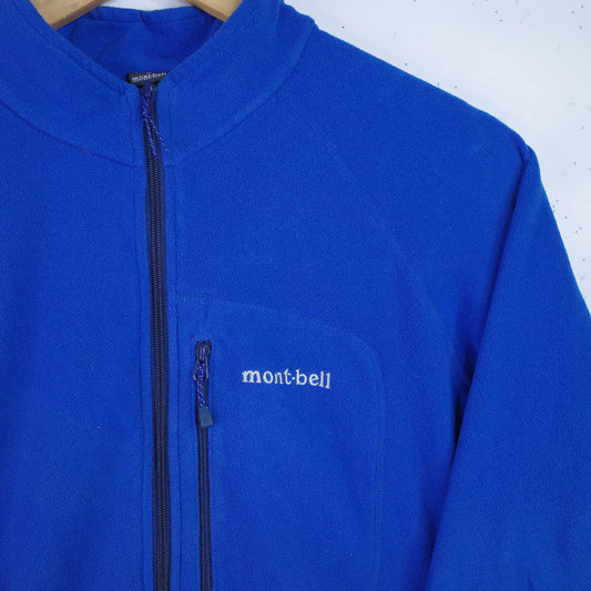 Montbell Chameece Fleece Navy Blue Zip Up Jacket Women's Small