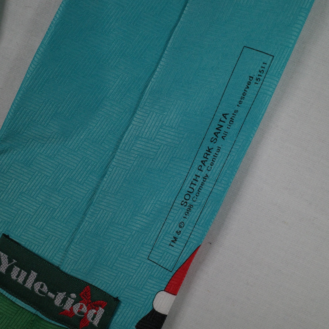 Vintage 1998 South Park Tie Santa Tie Cartman Kyle Stan Kenny NWT