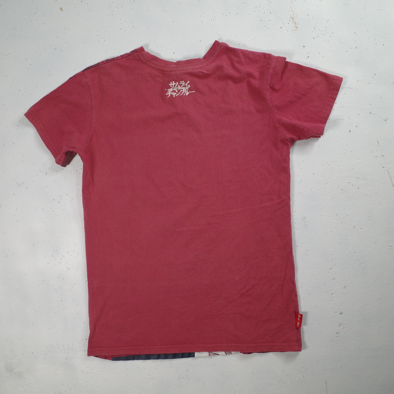 Vintage Samurai Champloo Anime Madman Otaku Wear 00's Faded Red Australia Release Small