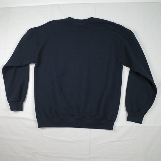 Halloween Spooky Pumpkin Graphic Print Crewneck Sweater Mens Medium