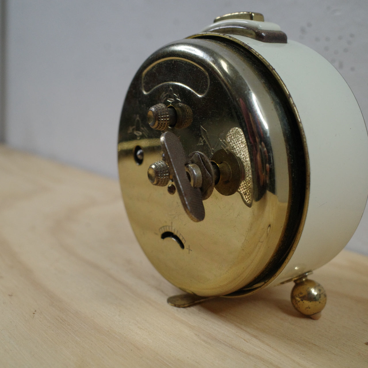Vintage Junghans Trivox Silentic Silent-Tic Desk Alarm Clock German Made for parts