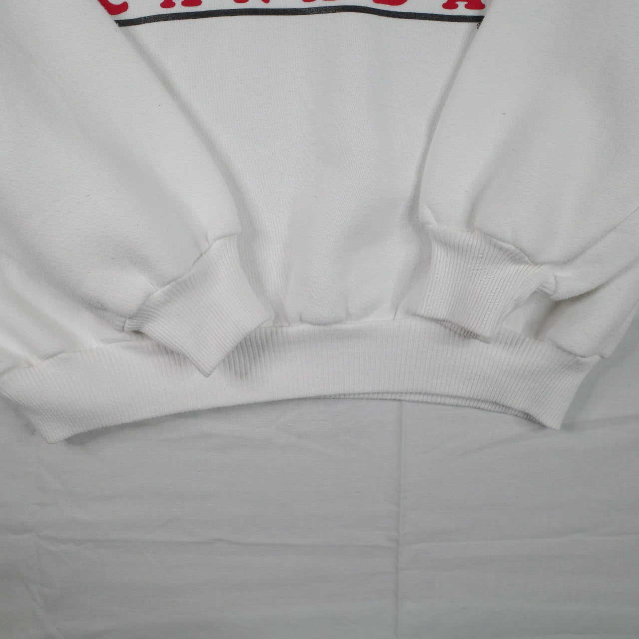 Vintage Marshlands Canada Flying Ducks White Crewneck Mens XL