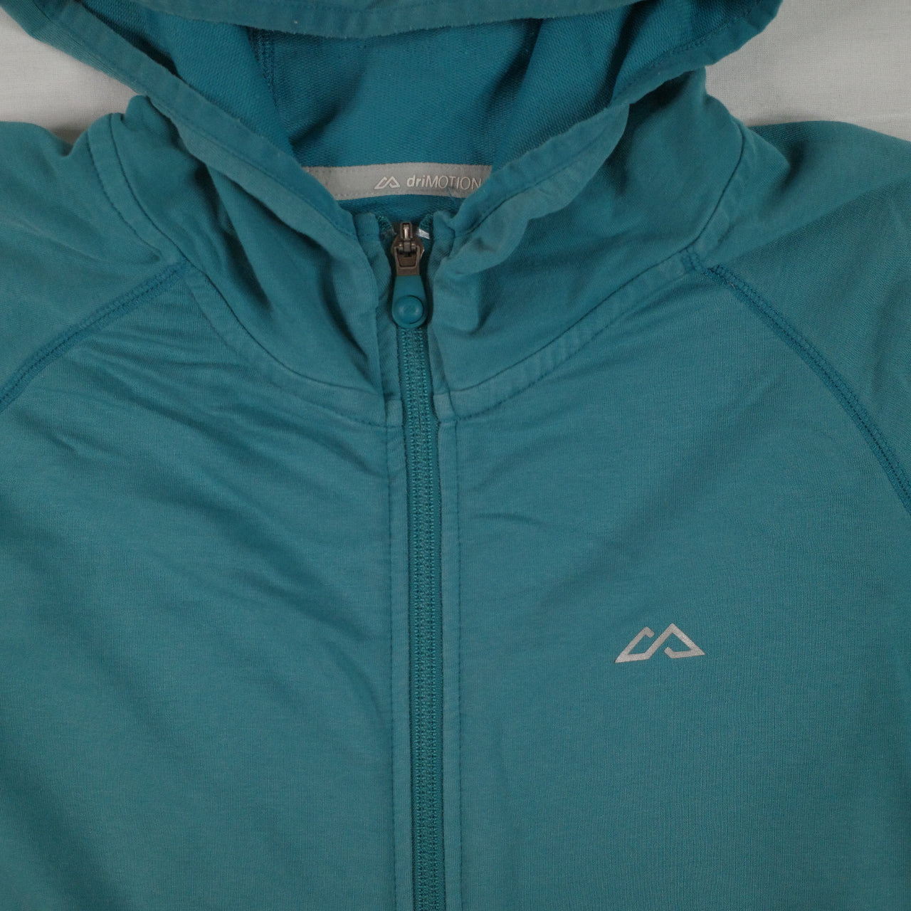 Kathmandu DriMotion Jacket Blue Hooded Green Womens Small