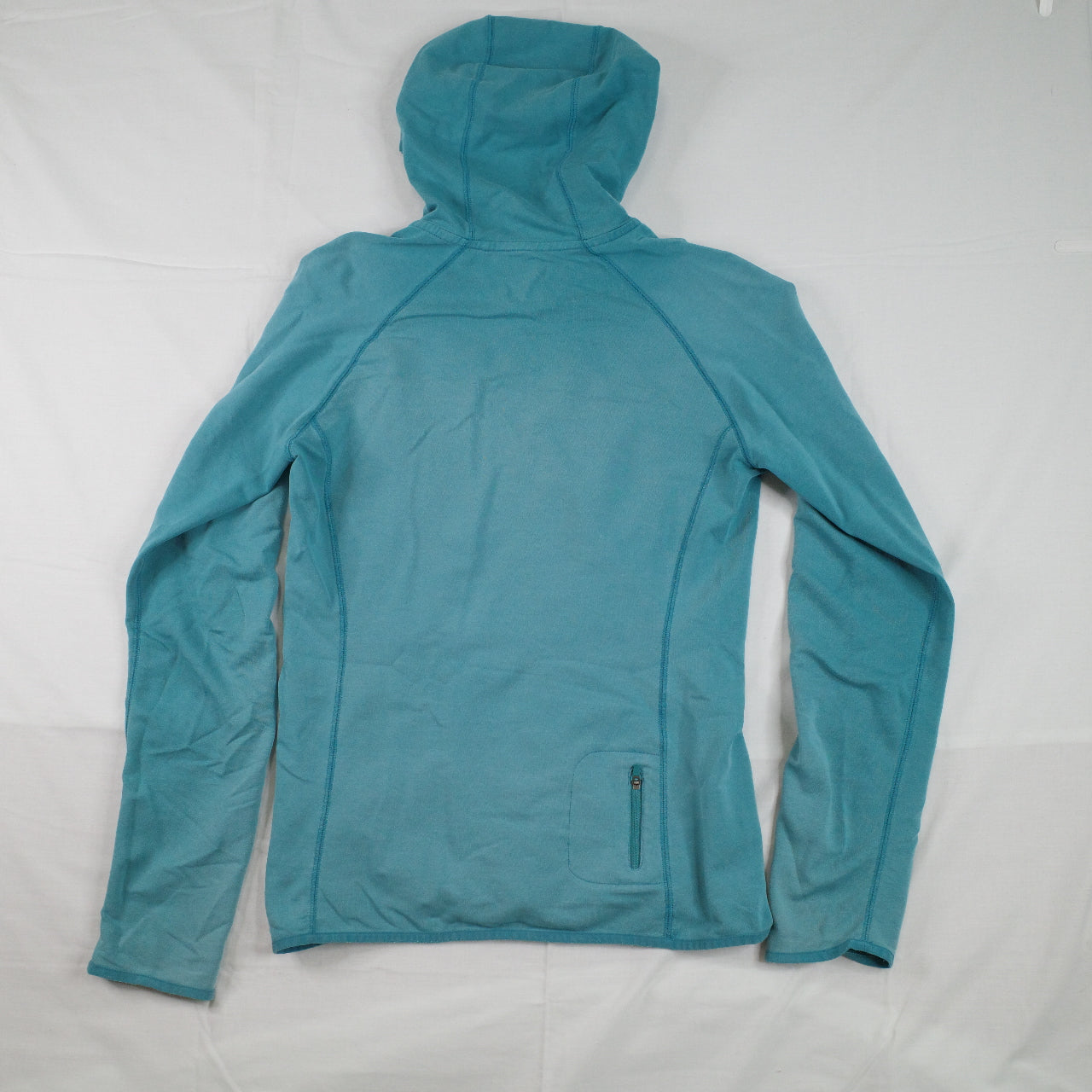 Kathmandu DriMotion Jacket Blue Hooded Green Womens Small