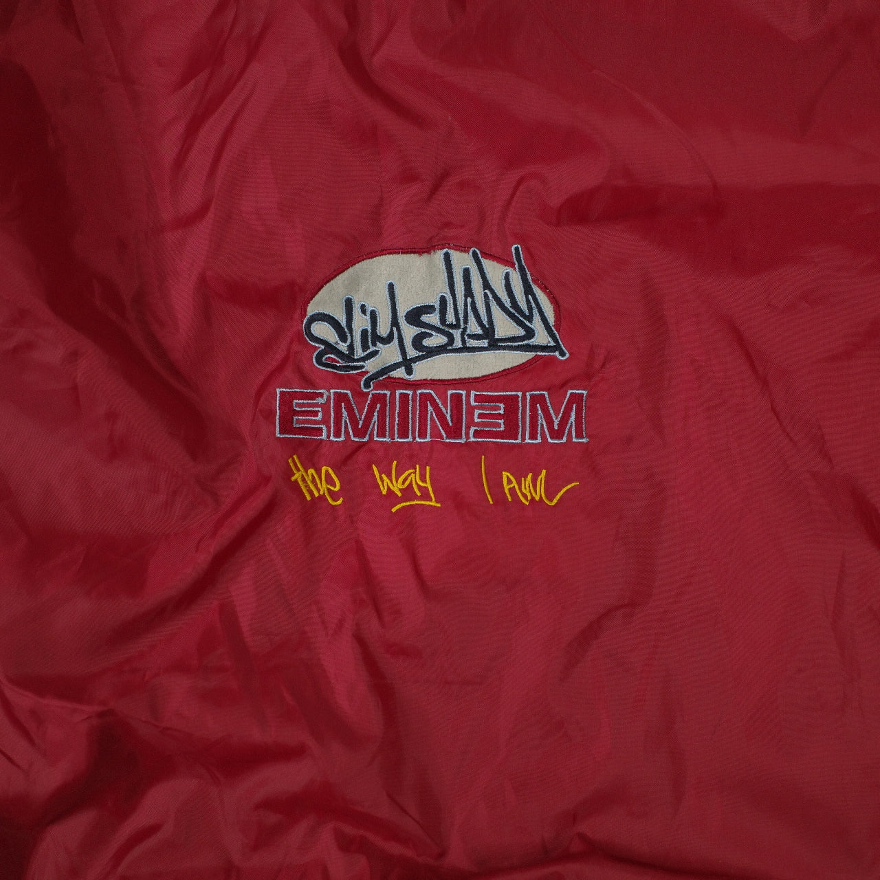 Eminem Slim Shady Maroon Full Zip Shell Jacket Women's 14