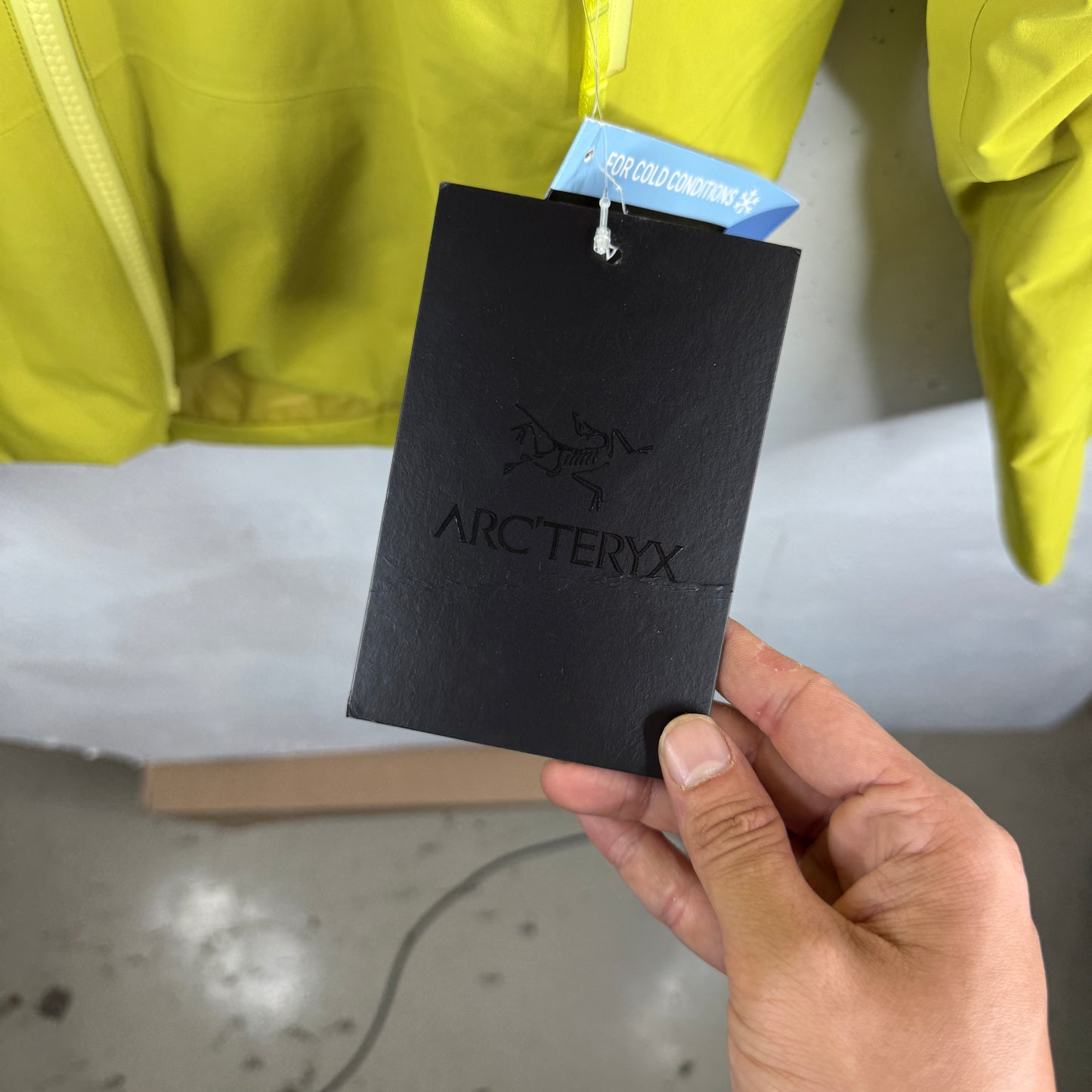 Arc'teryx Sabre Insulated Jacket Yellow Lampyre Jacket New Mens Small