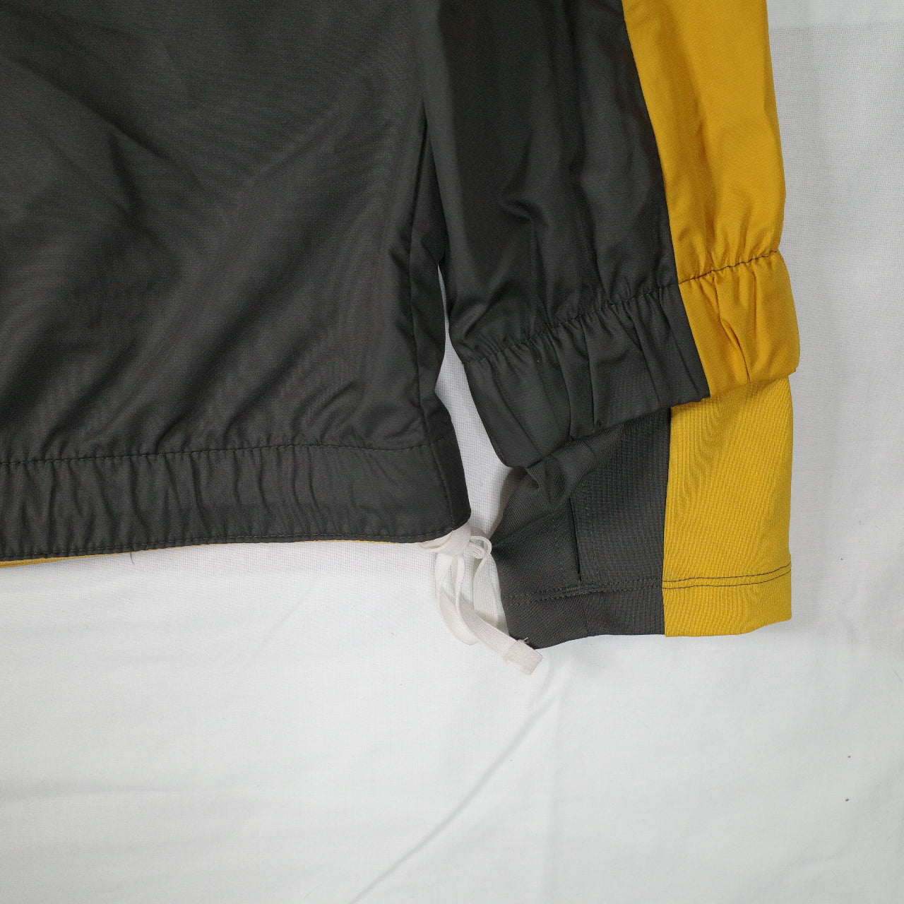Nike Gyakusou Running Hooded Jacket Mens Size XL Packable 3-1 Pewter Yellow