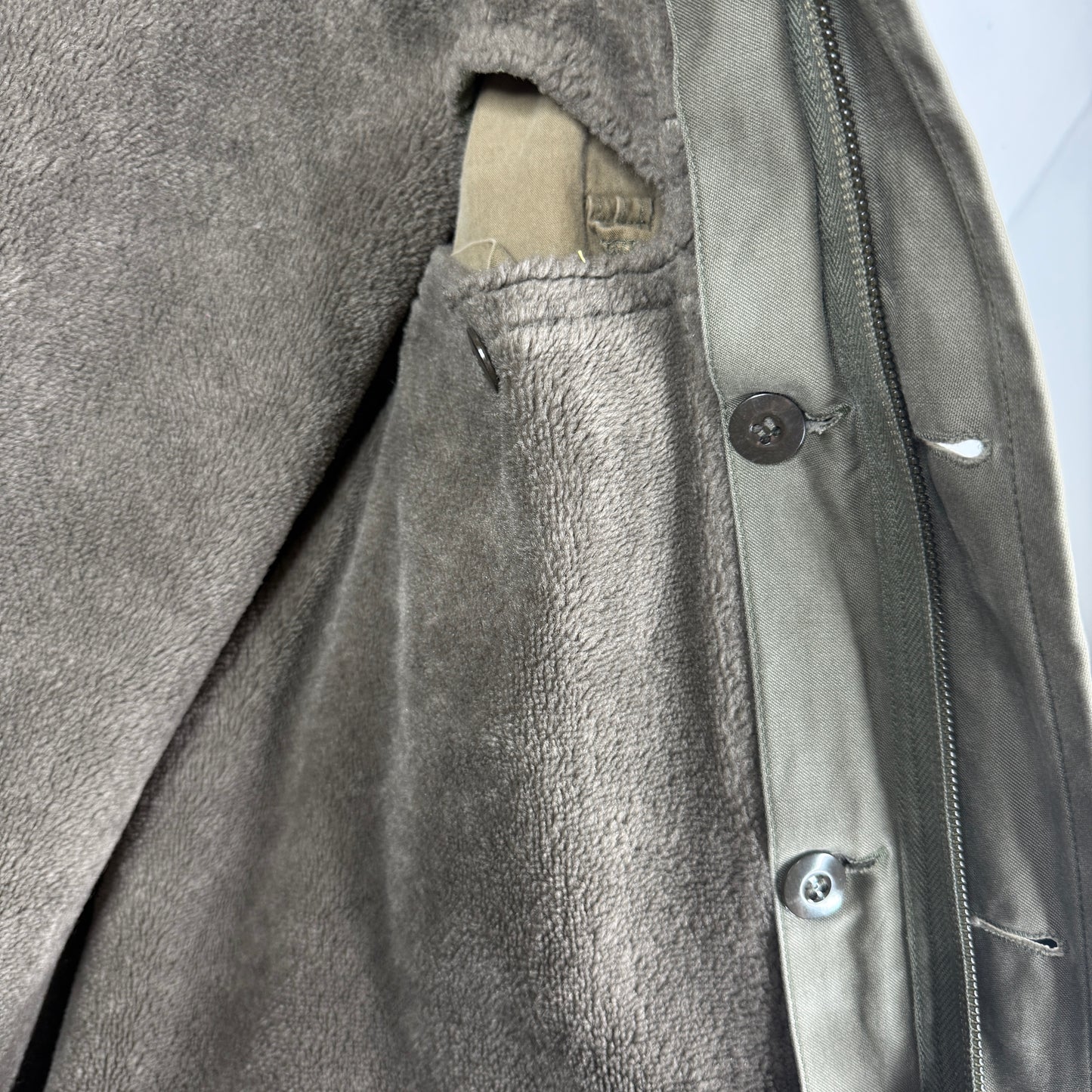 Scharrer Untergriesbach 1979 Army Parka Germany Chore Coat Sherpa Liner Mod Coat